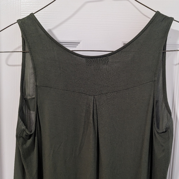 3/$10 FORTUNE + IVY Lola Mixed Material Blouse - Picture 4 of 6